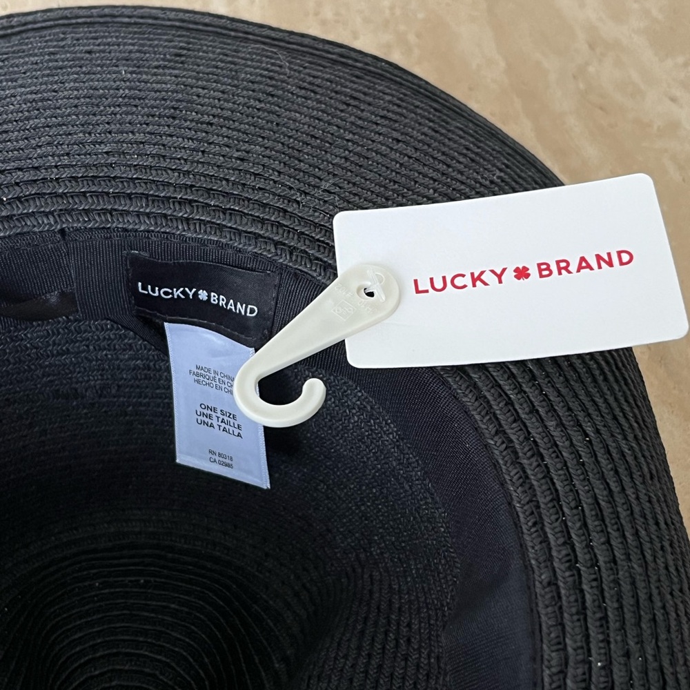 Lucky Brand Charcoal Braided Hat - Picture 4 of 4